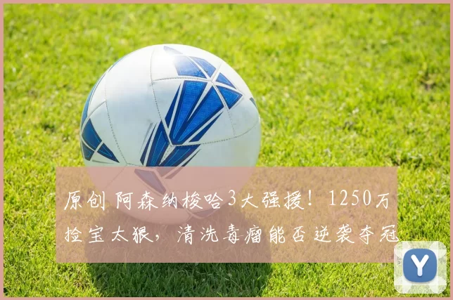 原创 阿森纳梭哈3大强援!1250万捡宝太狠,清洗毒瘤能否逆袭夺冠?